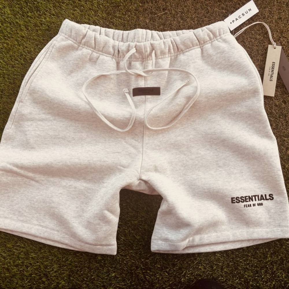 Essentials Men's Light Gray Athletic Sweat Shorts Xl